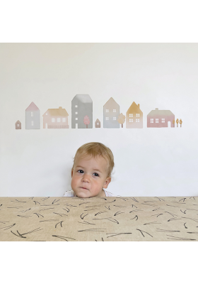 Little Houses Sticker Planche